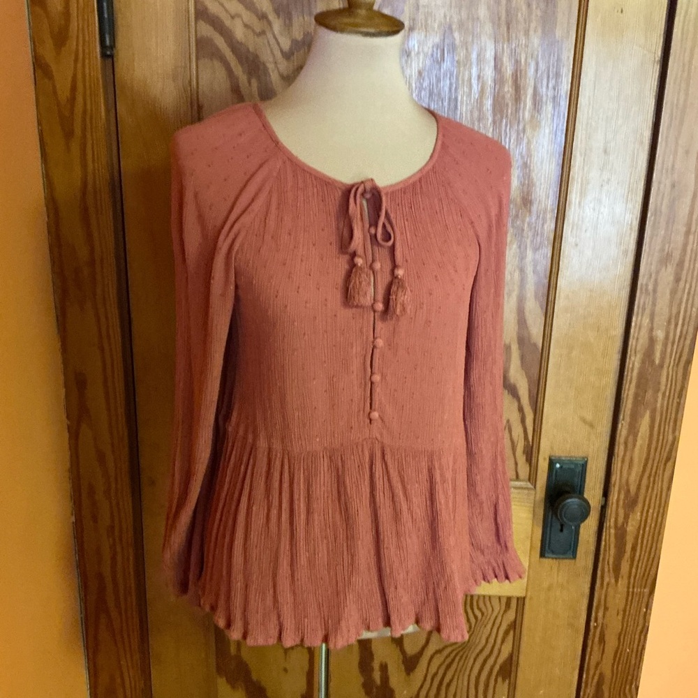 American Eagle boho peasant top - Picture 7 of 12